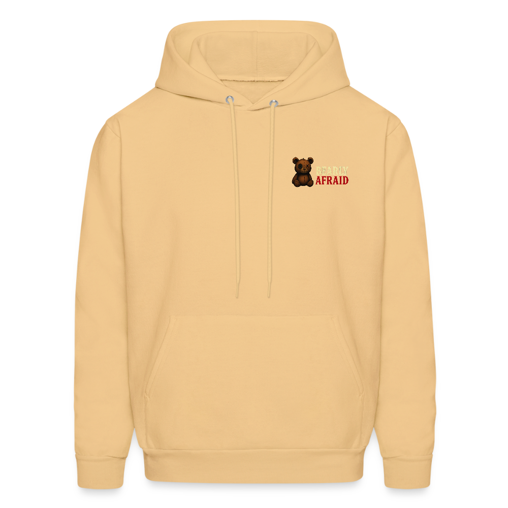 Bearly Afraid Men's "Classic" Hoodie - light gold 