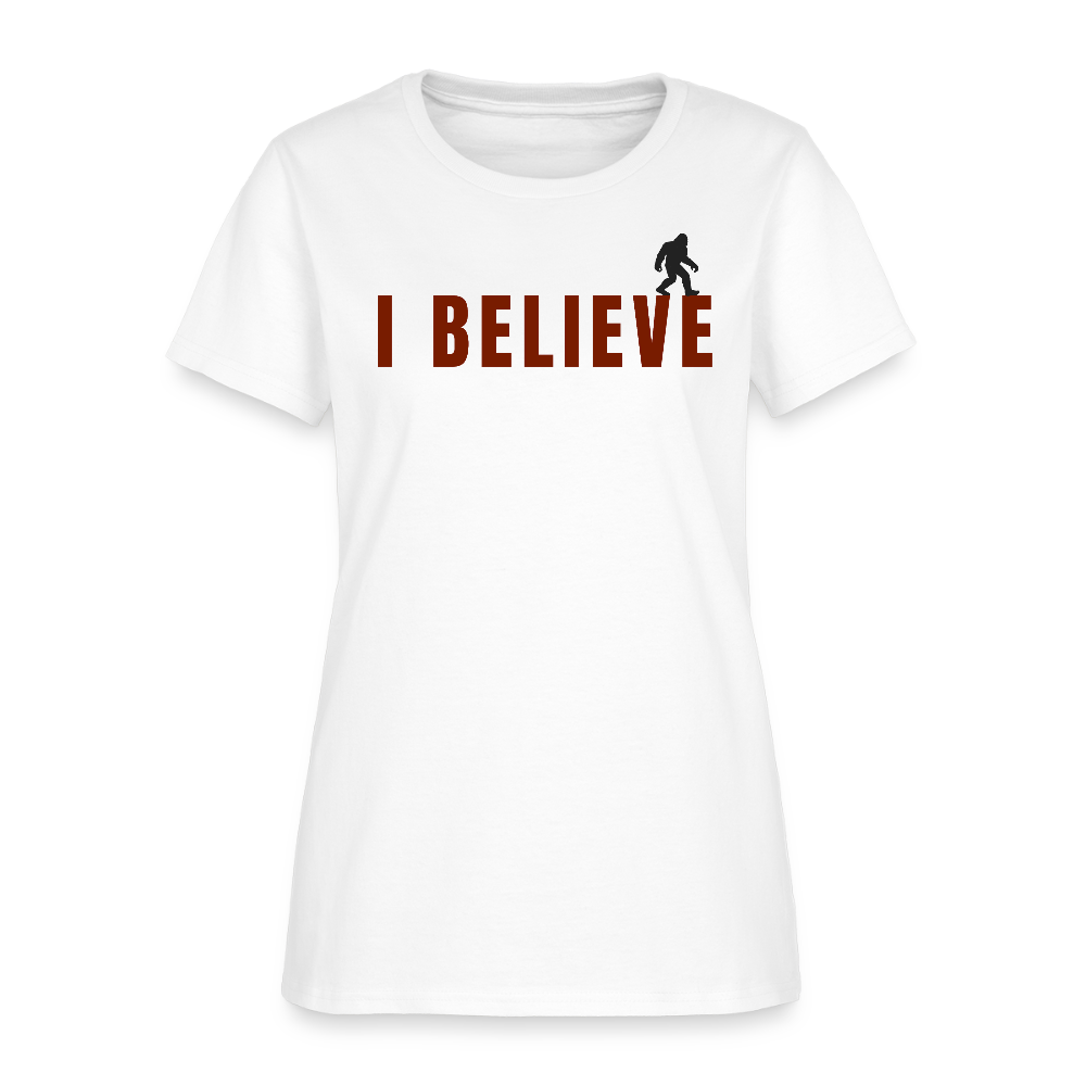 I Believe Women's T-Shirt R - white