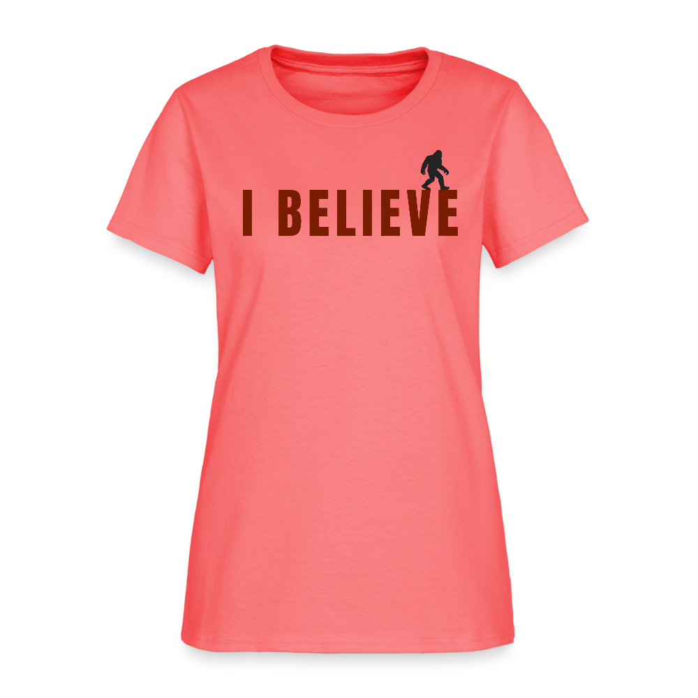 I Believe Women's T-Shirt R - coral