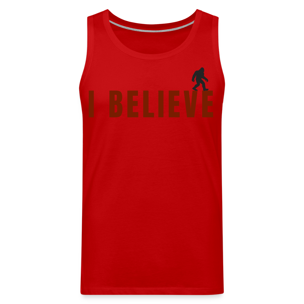 I Believe Men’s Tank R - red