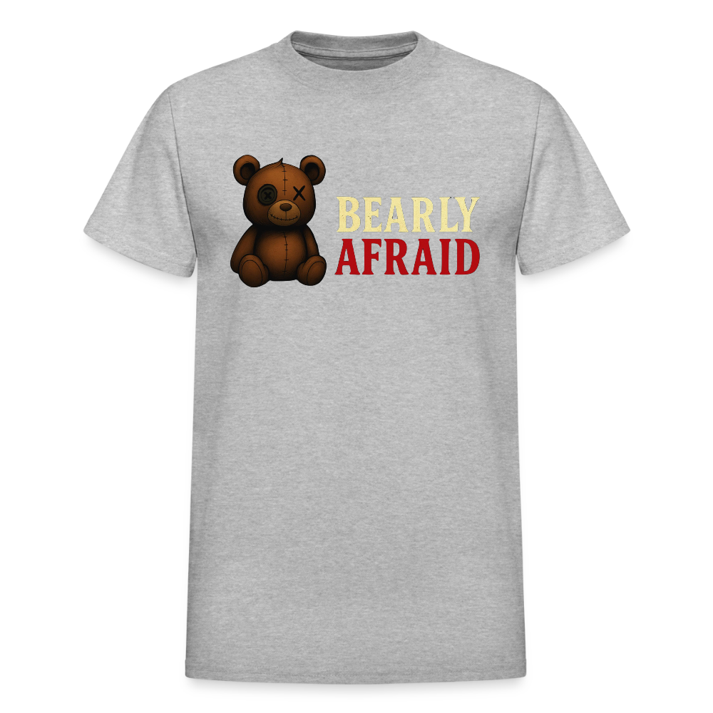 Bearly Afraid "Classic" Adult T-Shirt - heather gray