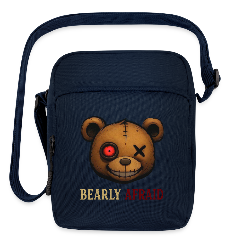 Bearly Afraid Crossbody Bag - navy
