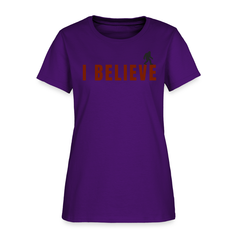 I Believe Women's T-Shirt R - purple