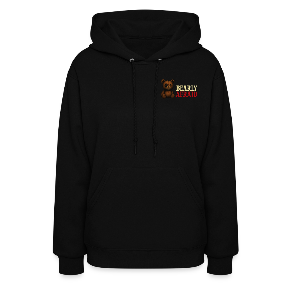 Bearly Afraid Women's "Classic" Hoodie - black