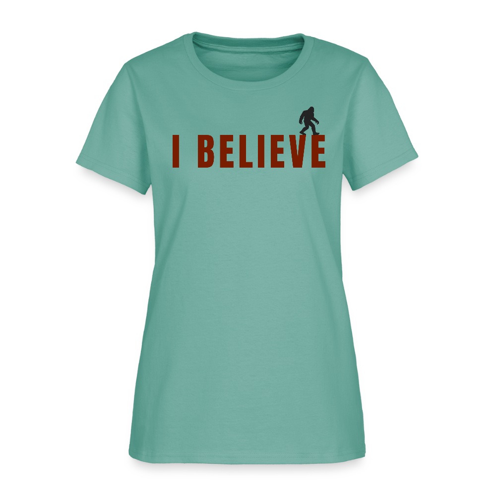I Believe Women's T-Shirt R - aquatic
