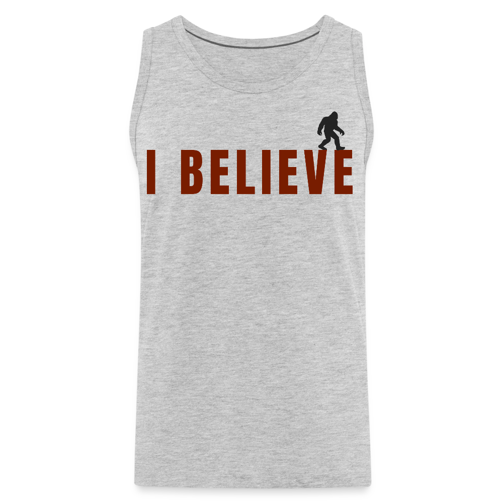 I Believe Men’s Tank R - heather gray