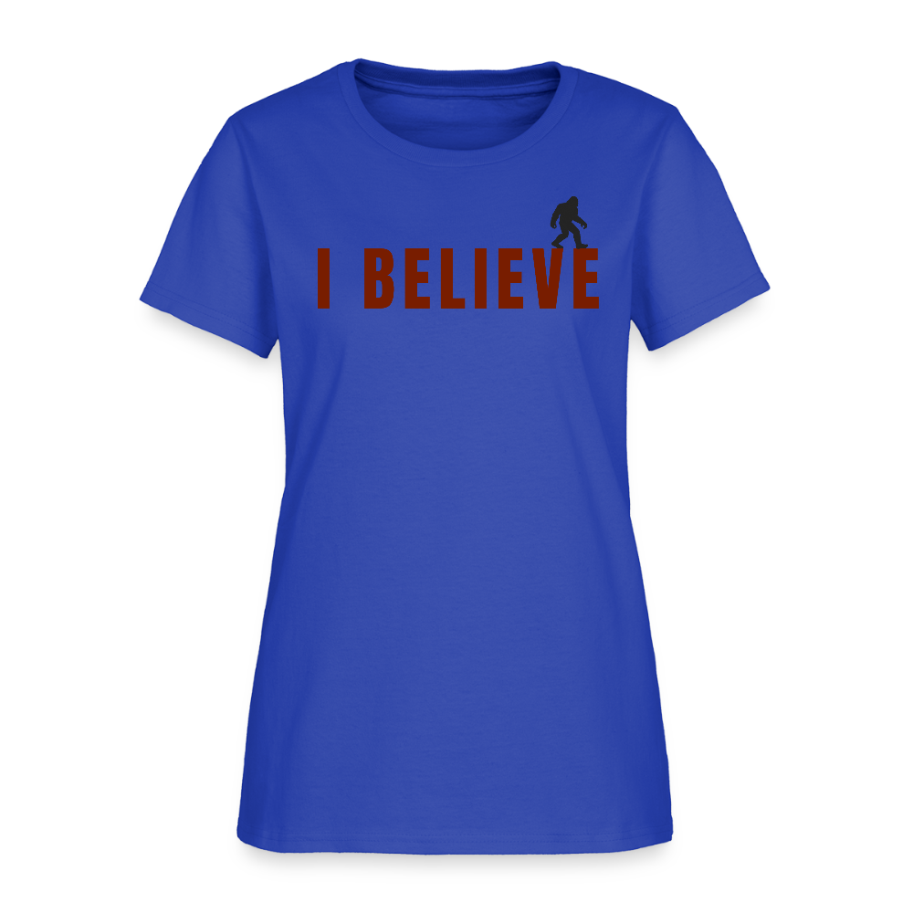 I Believe Women's T-Shirt R - royal blue