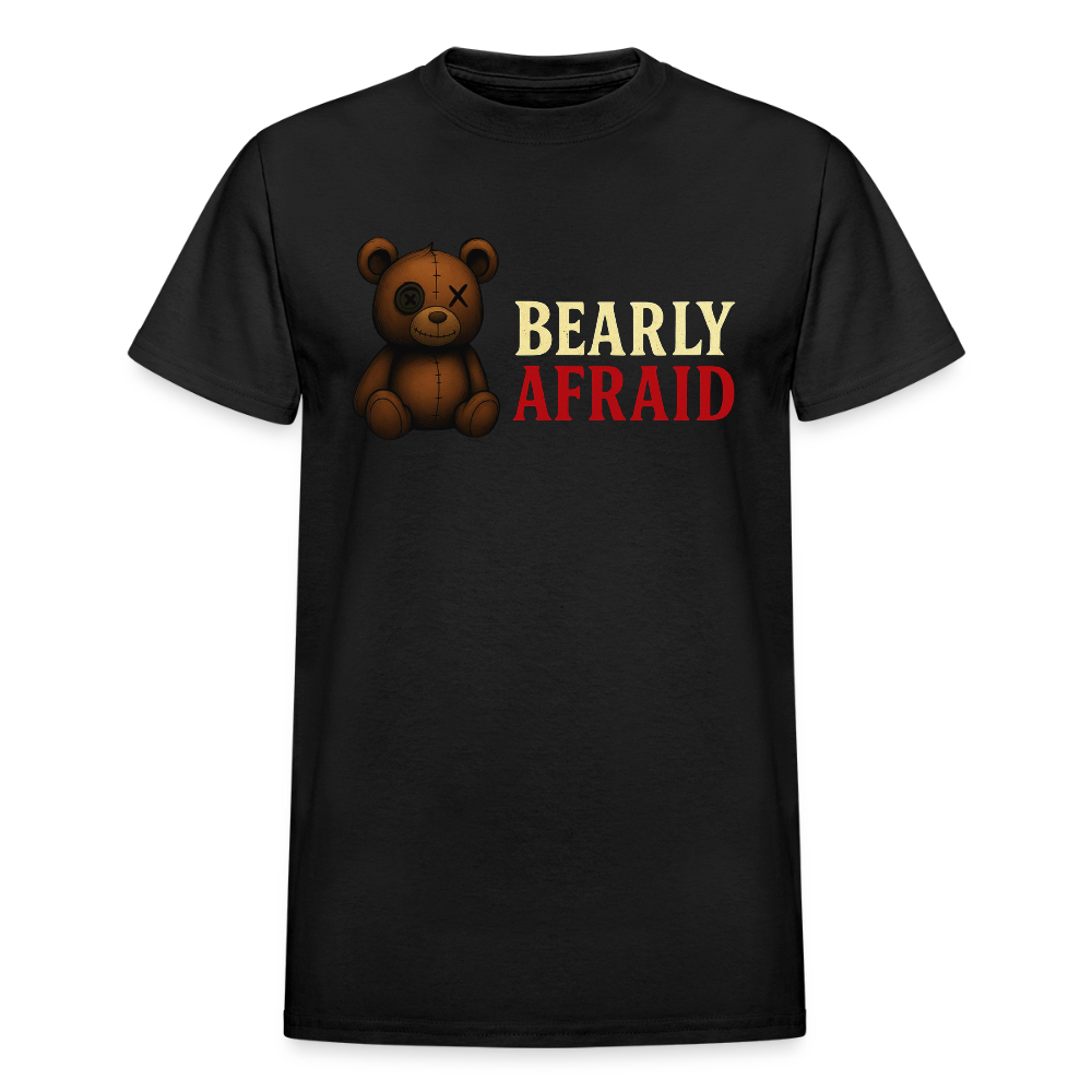 Bearly Afraid "Classic" Adult T-Shirt - black