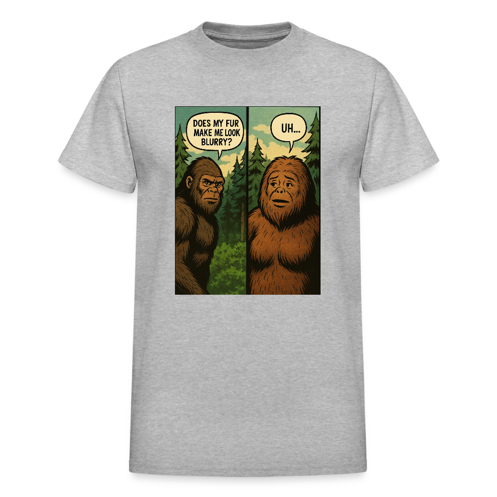 Comic Book Bigfoot Men's T-Shirt - heather gray
