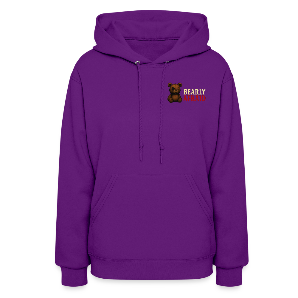 Bearly Afraid Women's "Classic" Hoodie - purple