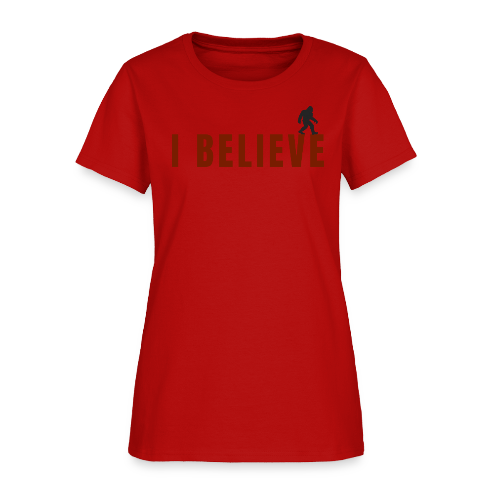 I Believe Women's T-Shirt R - red