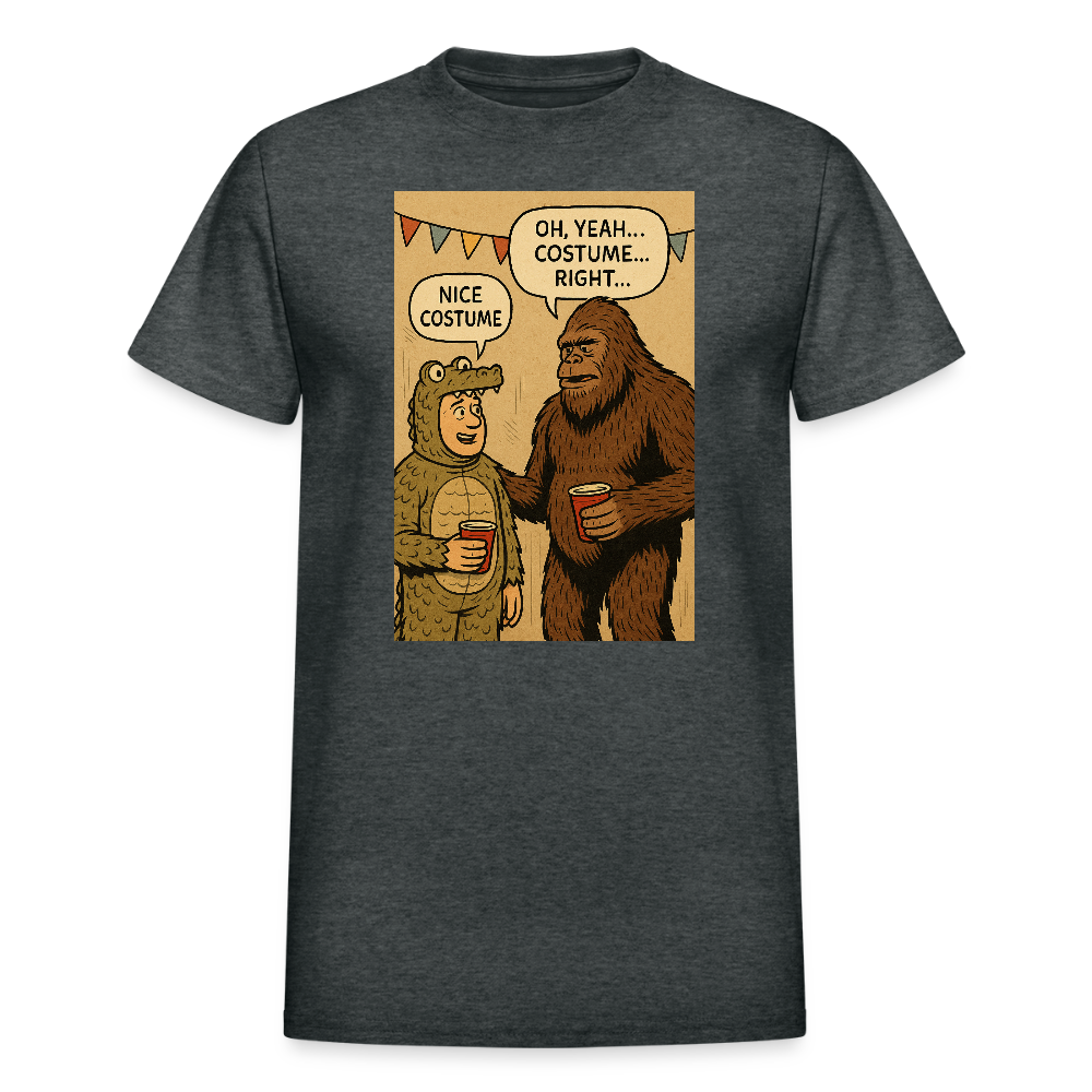 Bigfoot Costume Party Men's T-Shirt - deep heather