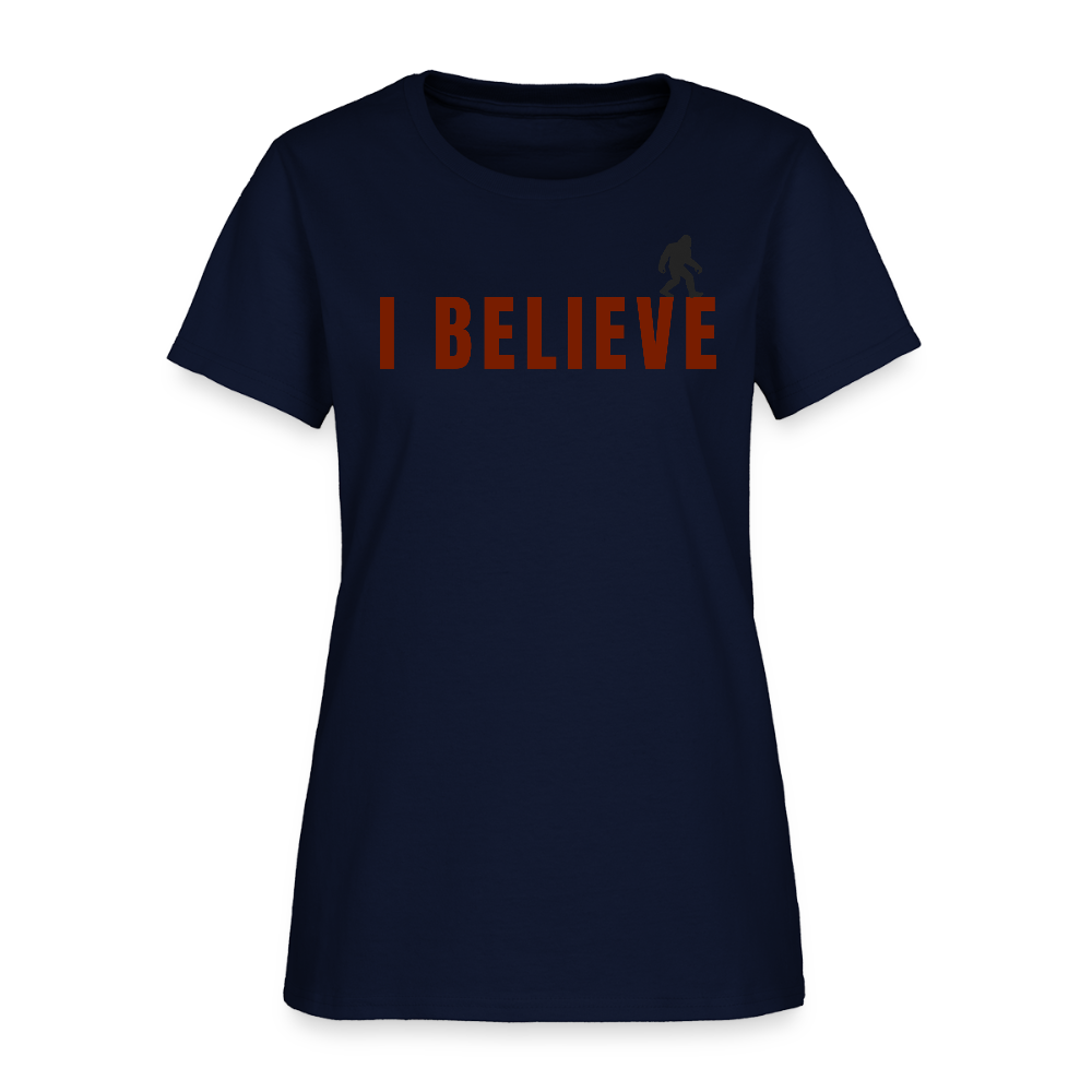 I Believe Women's T-Shirt R - navy