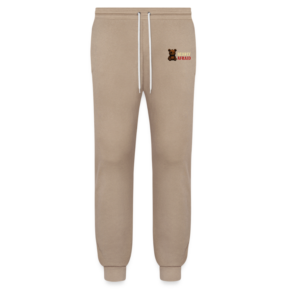 Bearly Afraid Bella + Canvas Unisex Joggers - tan