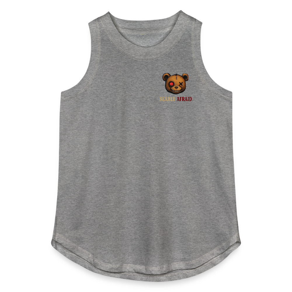 Bearly Afraid Women's Relaxed Tank Top - granite heather 