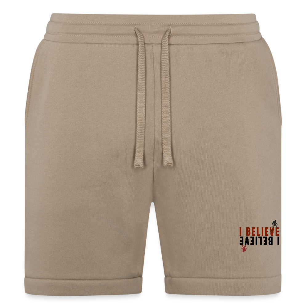 I Believe Premium Unisex Shorts - tan