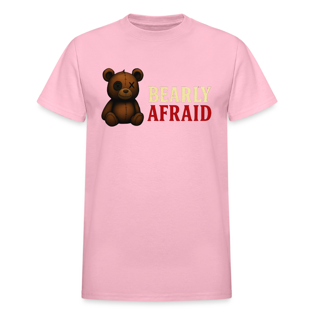 Bearly Afraid "Classic" Adult T-Shirt - light pink