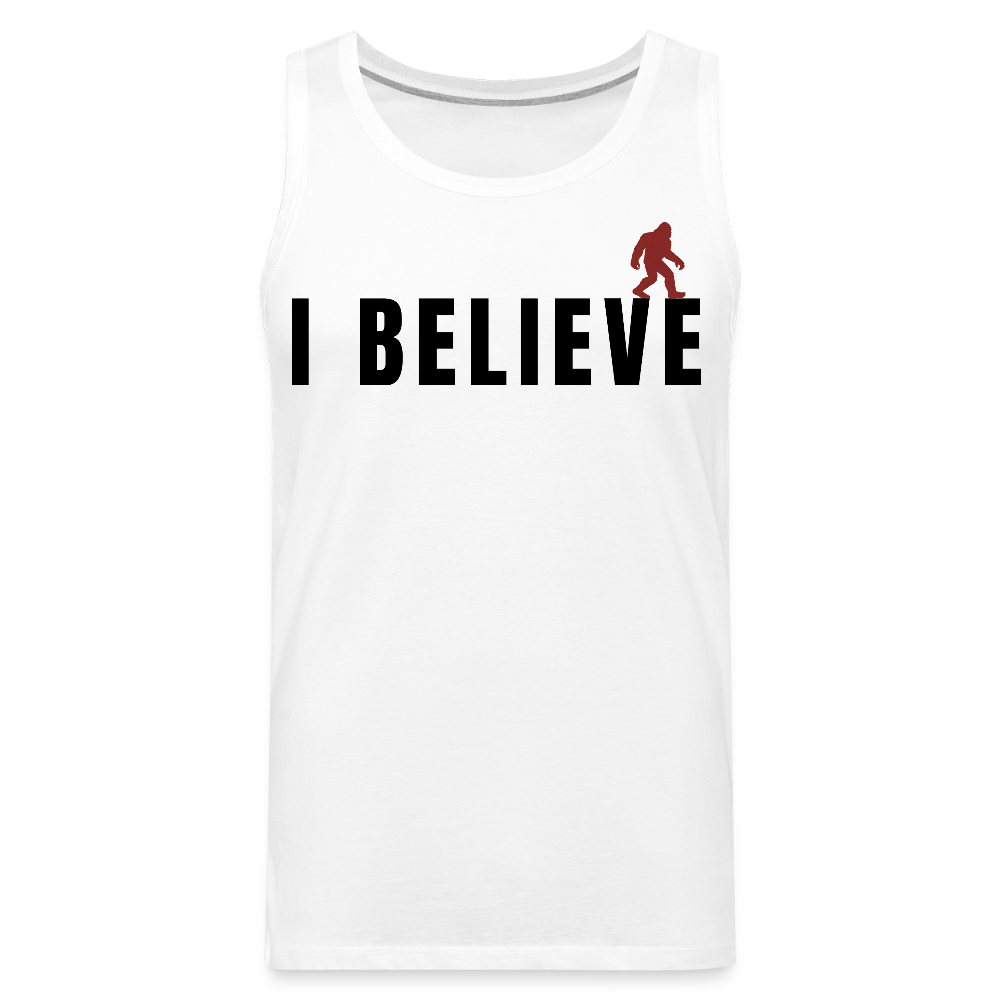 I Believe Men’s Tank B - white