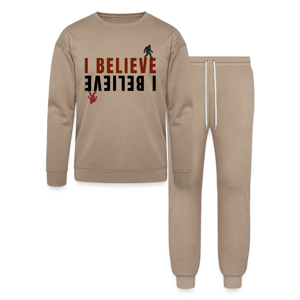 I Believe Unisex Lounge Wear Set - tan