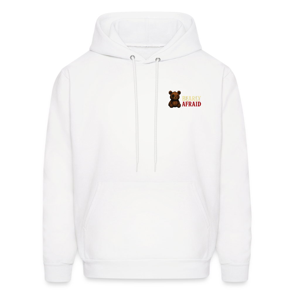 Bearly Afraid Men's "Classic" Hoodie - white