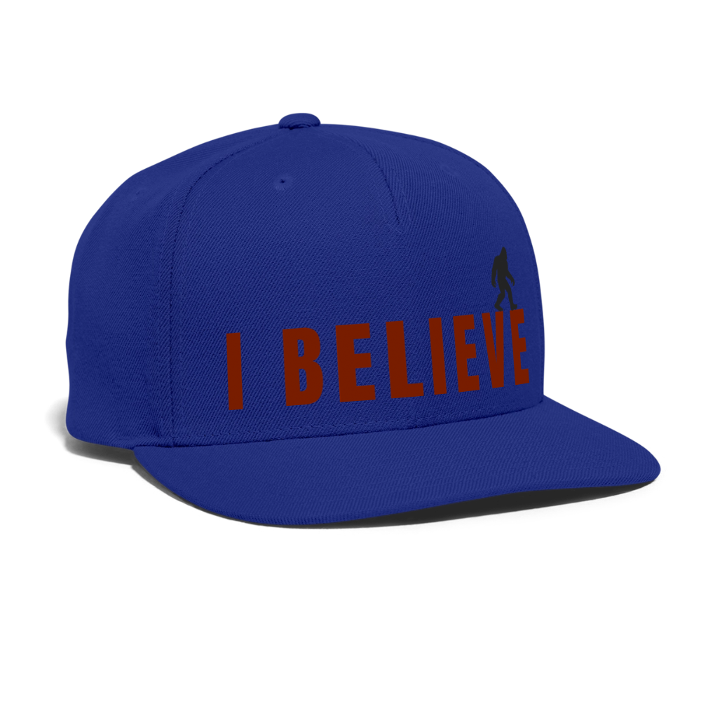 I Believe Snapback Baseball Cap R - royal blue