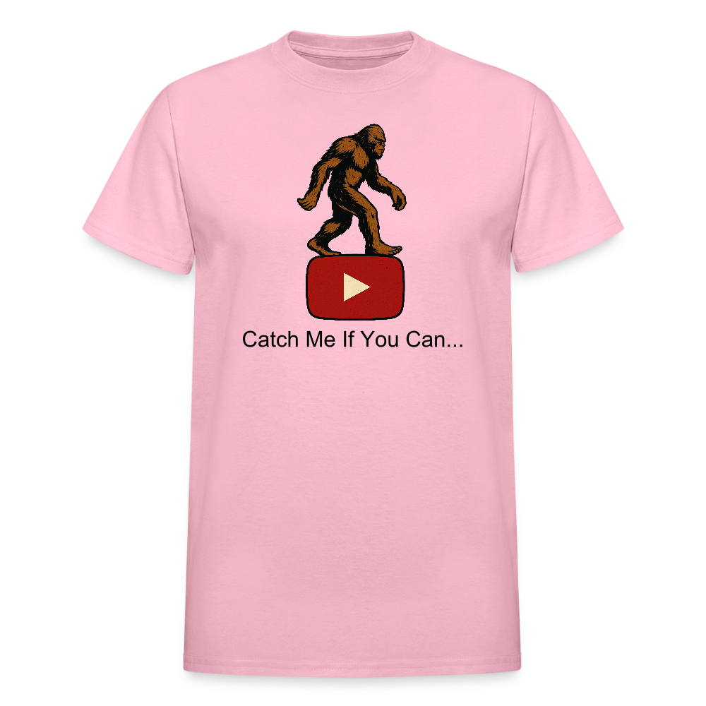 Bigfoot Taunts YouTube Adult T-Shirt - light pink
