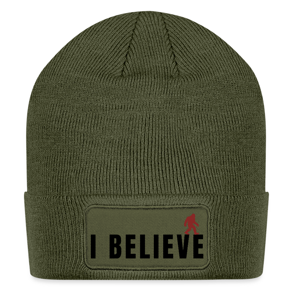 I Believe Patch Beanie B - olive
