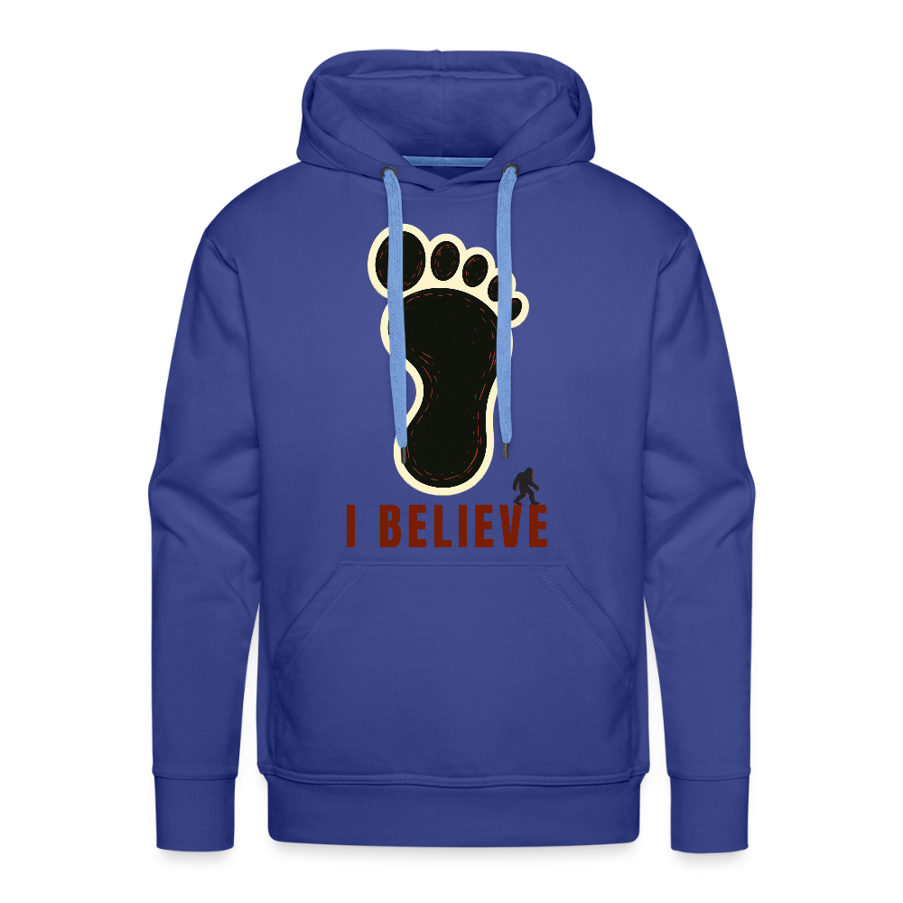 I Believe Footprint Premium Hoodie R - royal blue