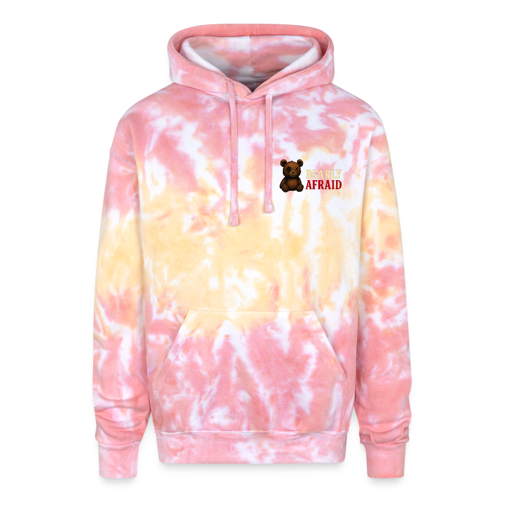 Bearly Afraid Tie Dye Hoodie - funnel cake