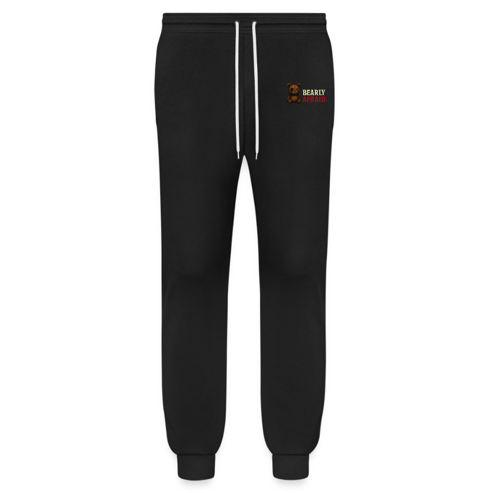 Bearly Afraid Bella + Canvas Unisex Joggers - black
