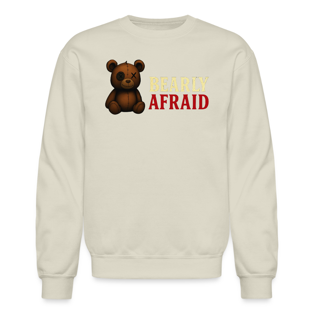Bearly Afraid "Classic" Crewneck - Sand