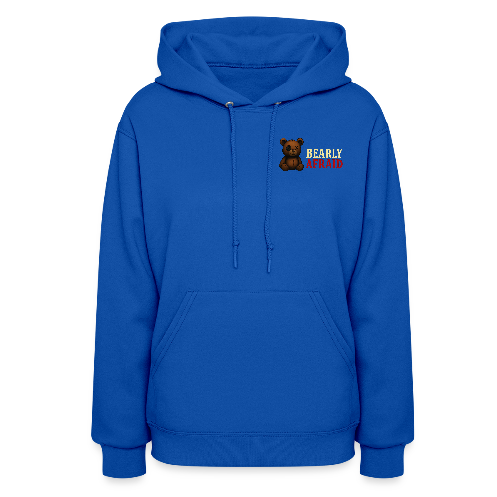 Bearly Afraid Women's "Classic" Hoodie - royal blue