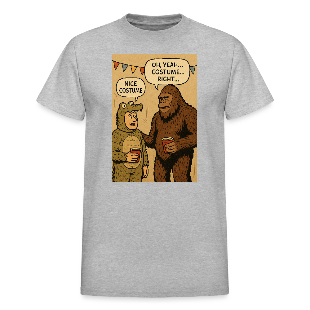 Bigfoot Costume Party Men's T-Shirt - heather gray
