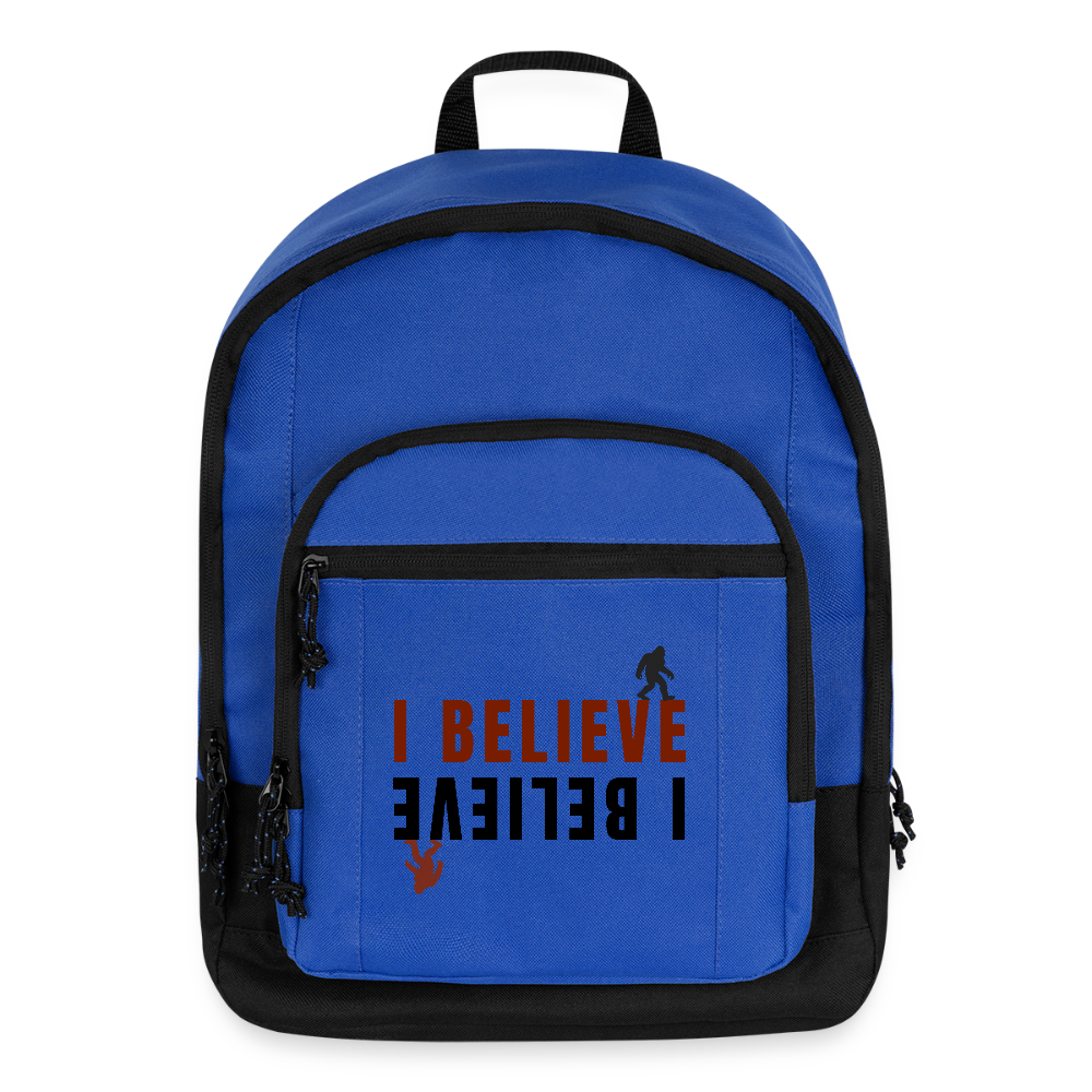 I Believe Backpack - royal blue