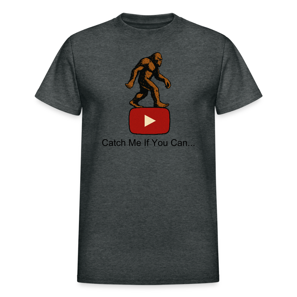 Bigfoot Taunts YouTube Adult T-Shirt - deep heather