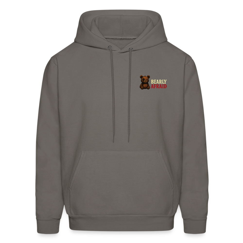 Bearly Afraid Men's "Classic" Hoodie - asphalt gray