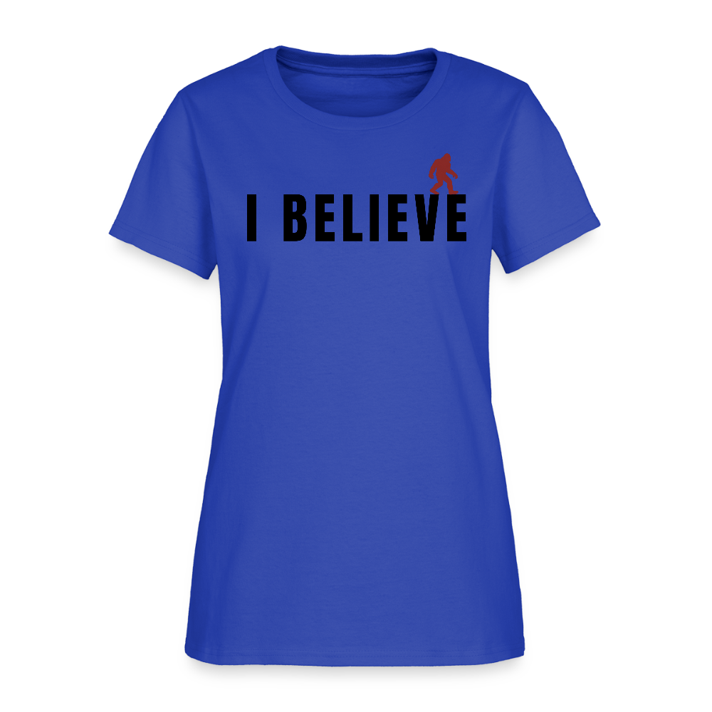 I Believe Women's T-Shirt B - royal blue