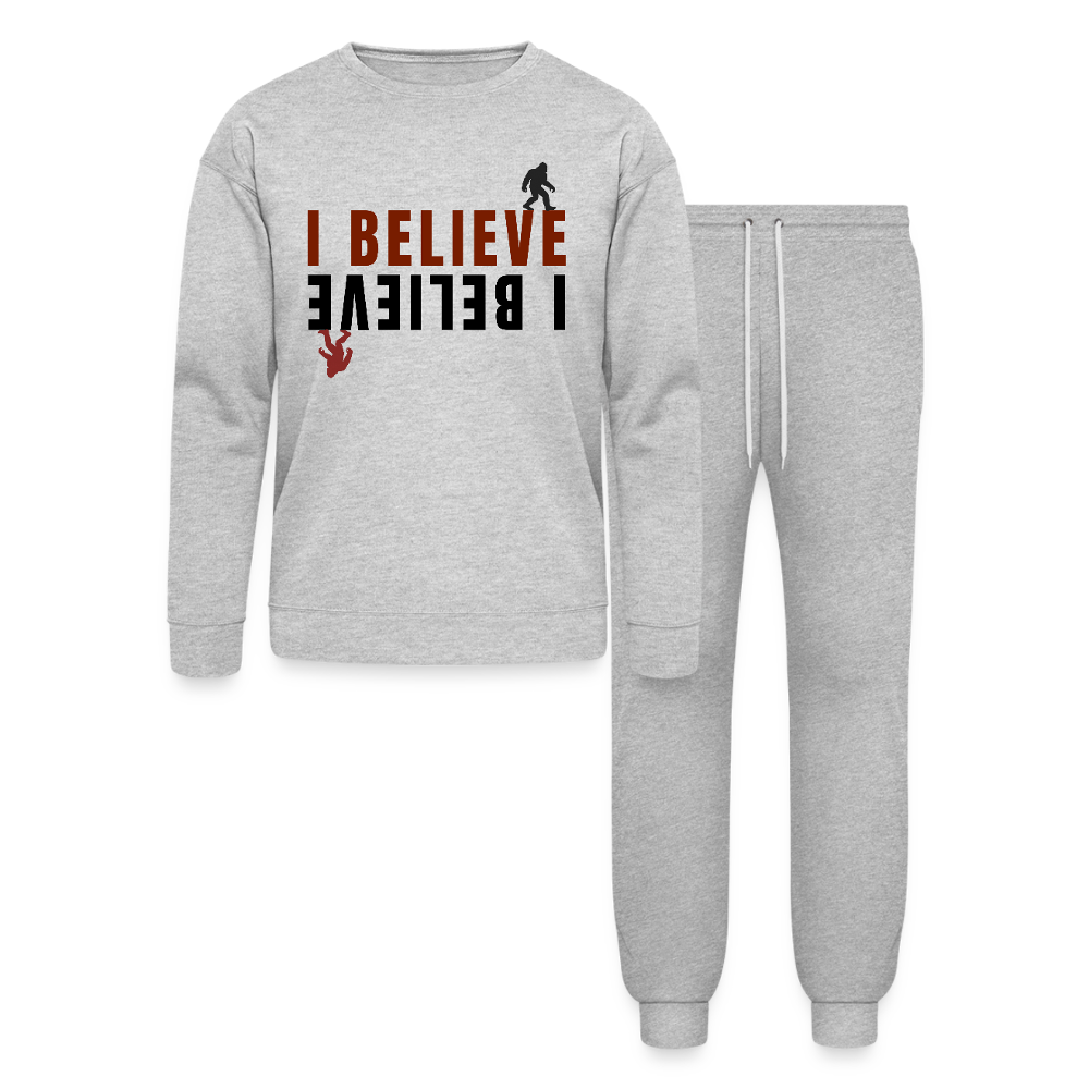 I Believe Unisex Lounge Wear Set - heather gray