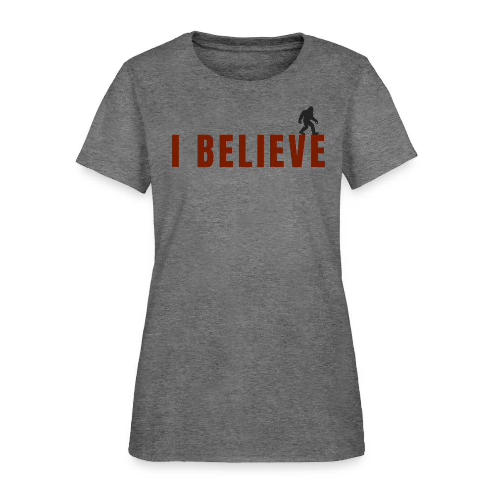 I Believe Women's T-Shirt R - graphite heather