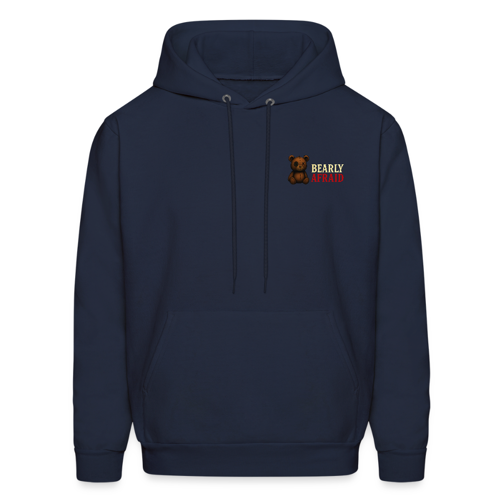 Bearly Afraid Men's "Classic" Hoodie - navy