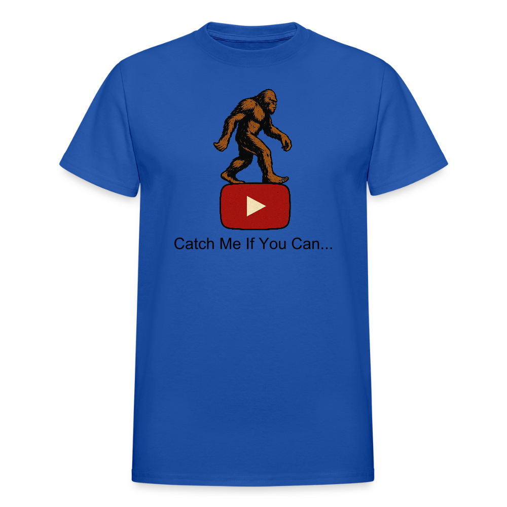 Bigfoot Taunts YouTube Adult T-Shirt - royal blue
