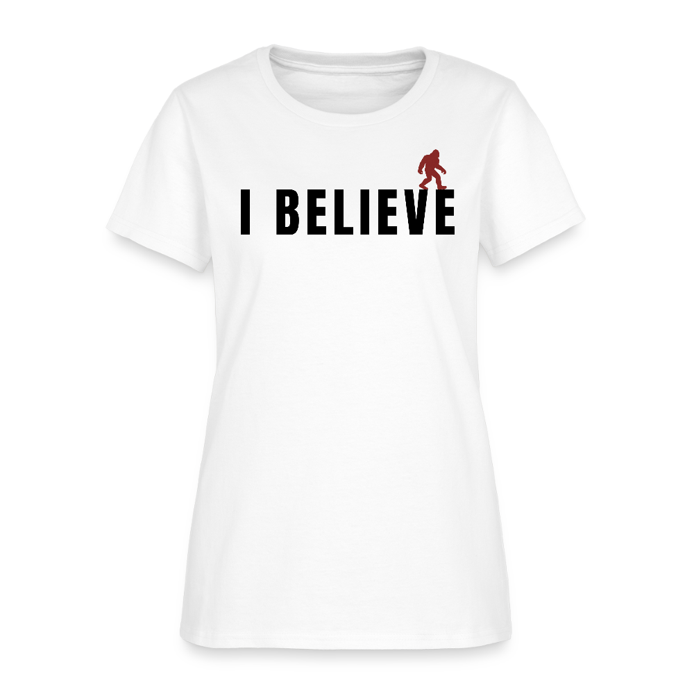 I Believe Women's T-Shirt B - white