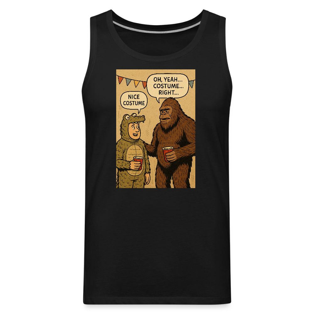Bigfoot Costume Party Men’s Premium Tank - black