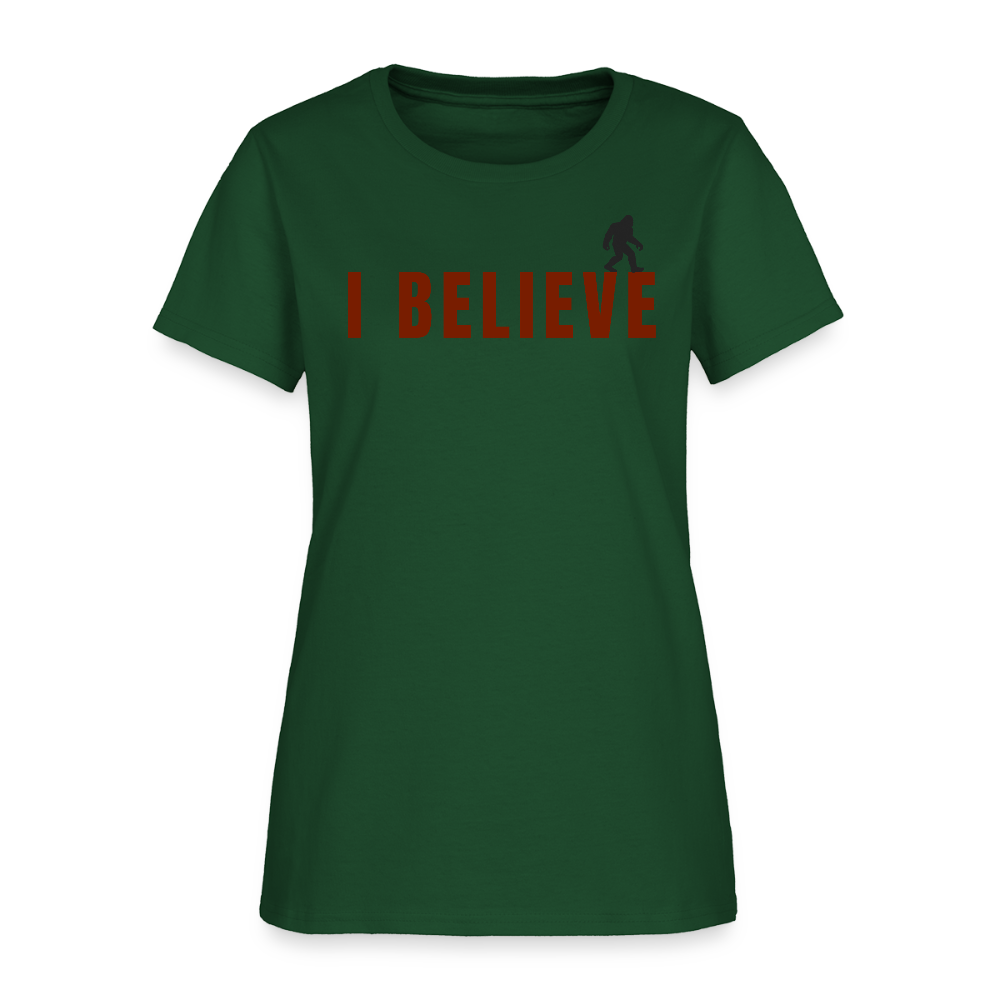 I Believe Women's T-Shirt R - forest green