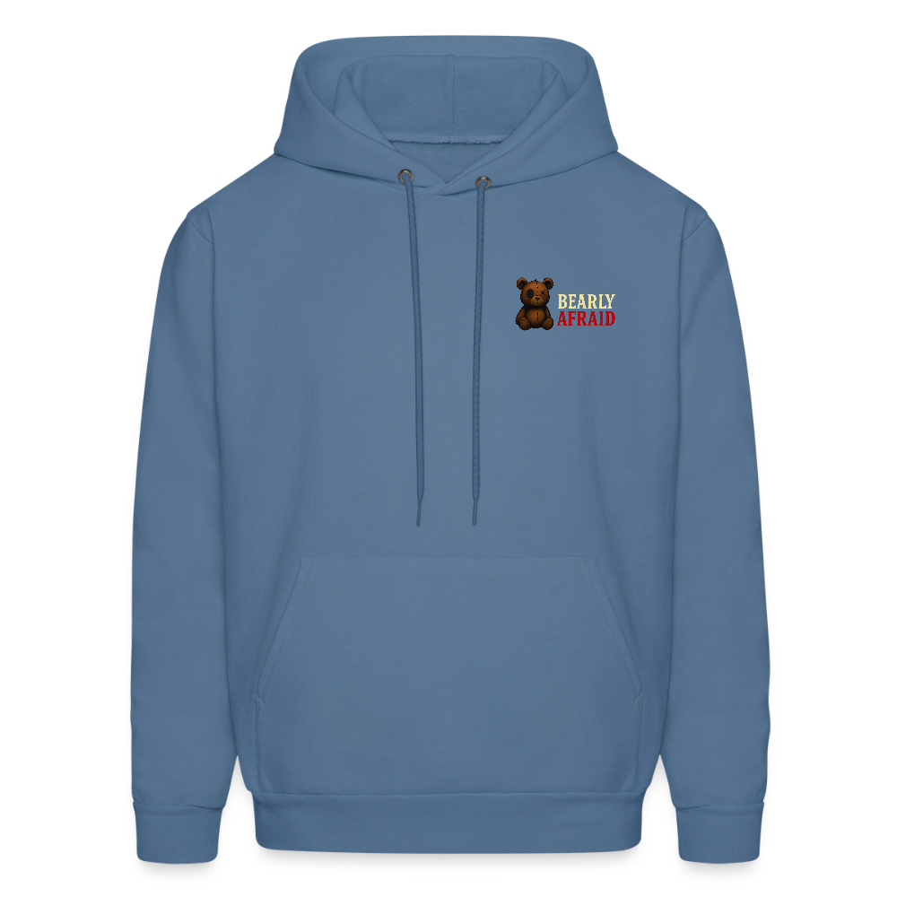 Bearly Afraid Men's "Classic" Hoodie - denim blue