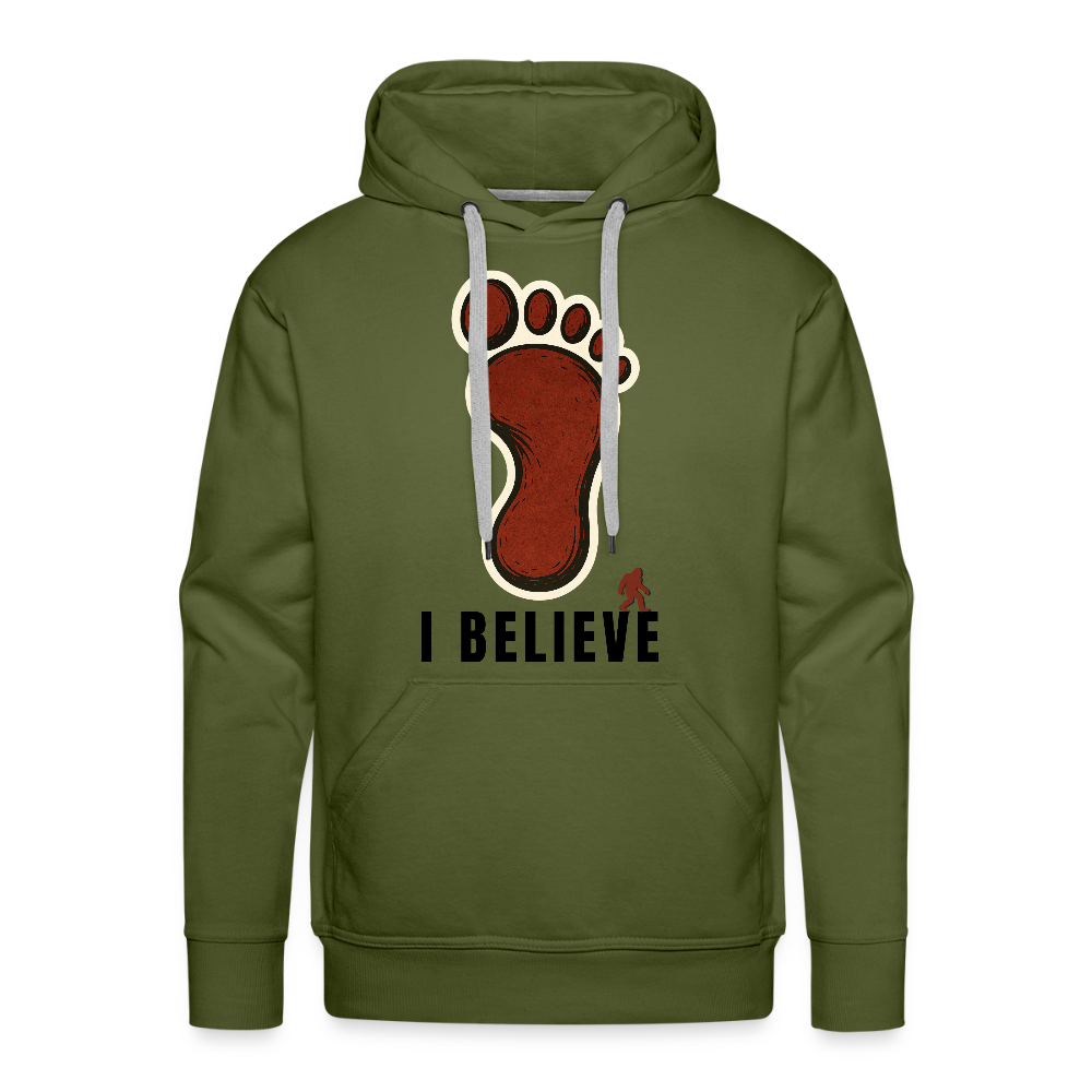 I Believe Premium Hoodie - olive green
