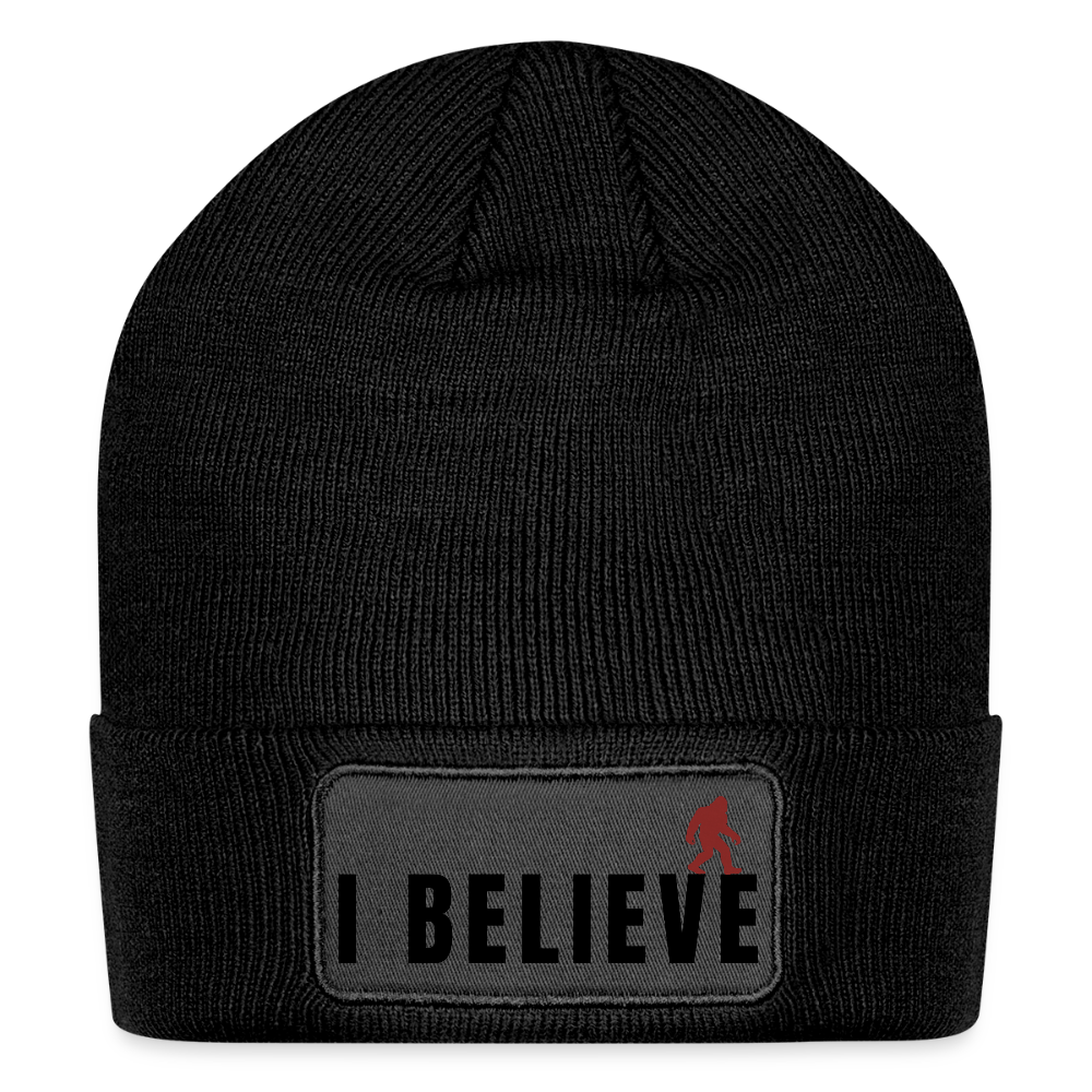 I Believe Patch Beanie B - black