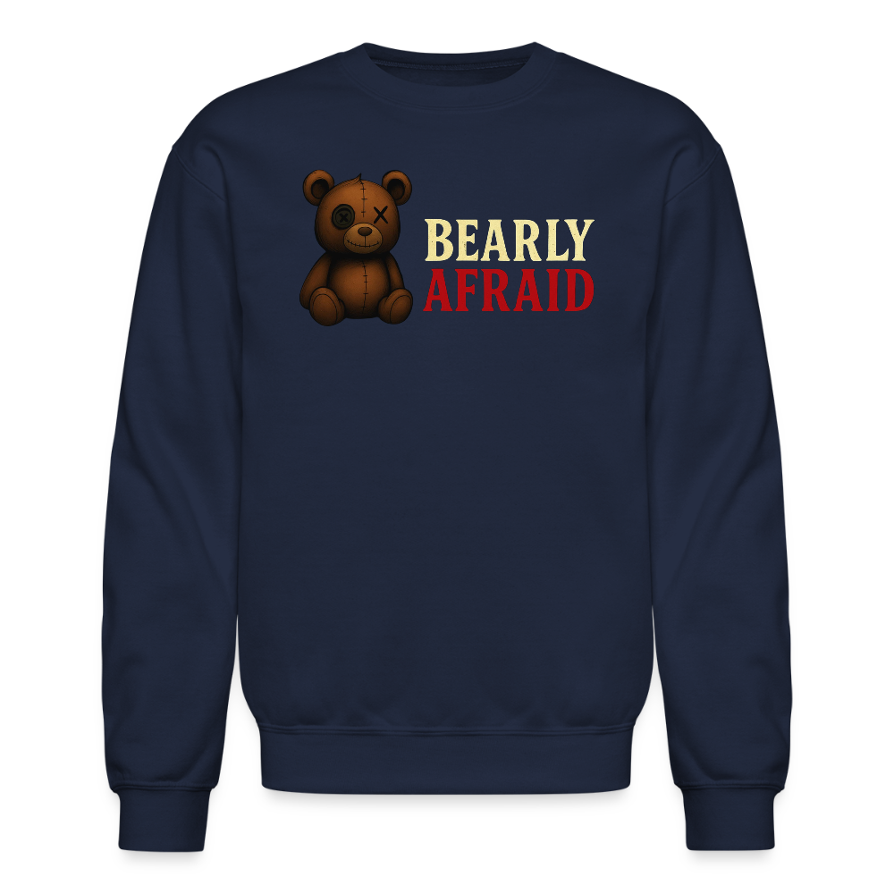 Bearly Afraid "Classic" Crewneck - navy