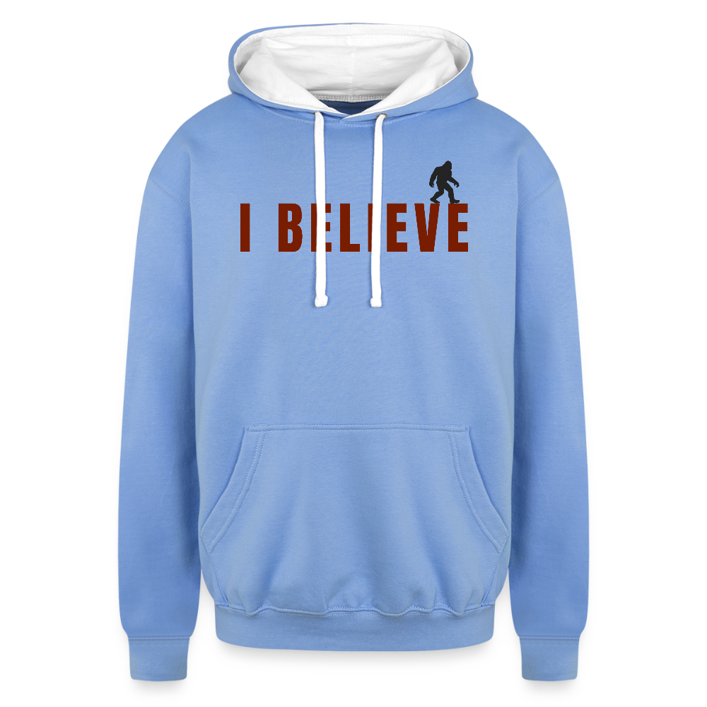 I Believe Hoodie R - sky blue/white