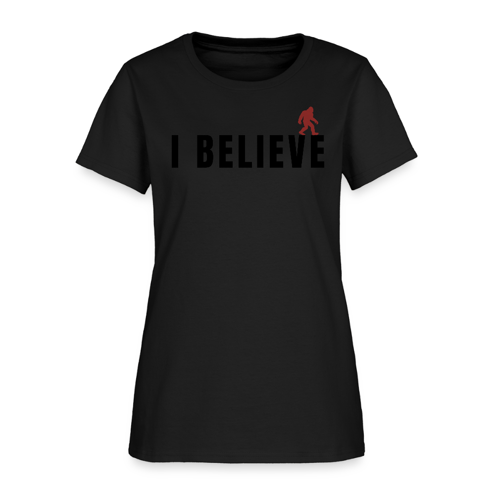 I Believe Women's T-Shirt B - black